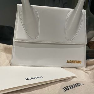 Jacquemus white handle bag